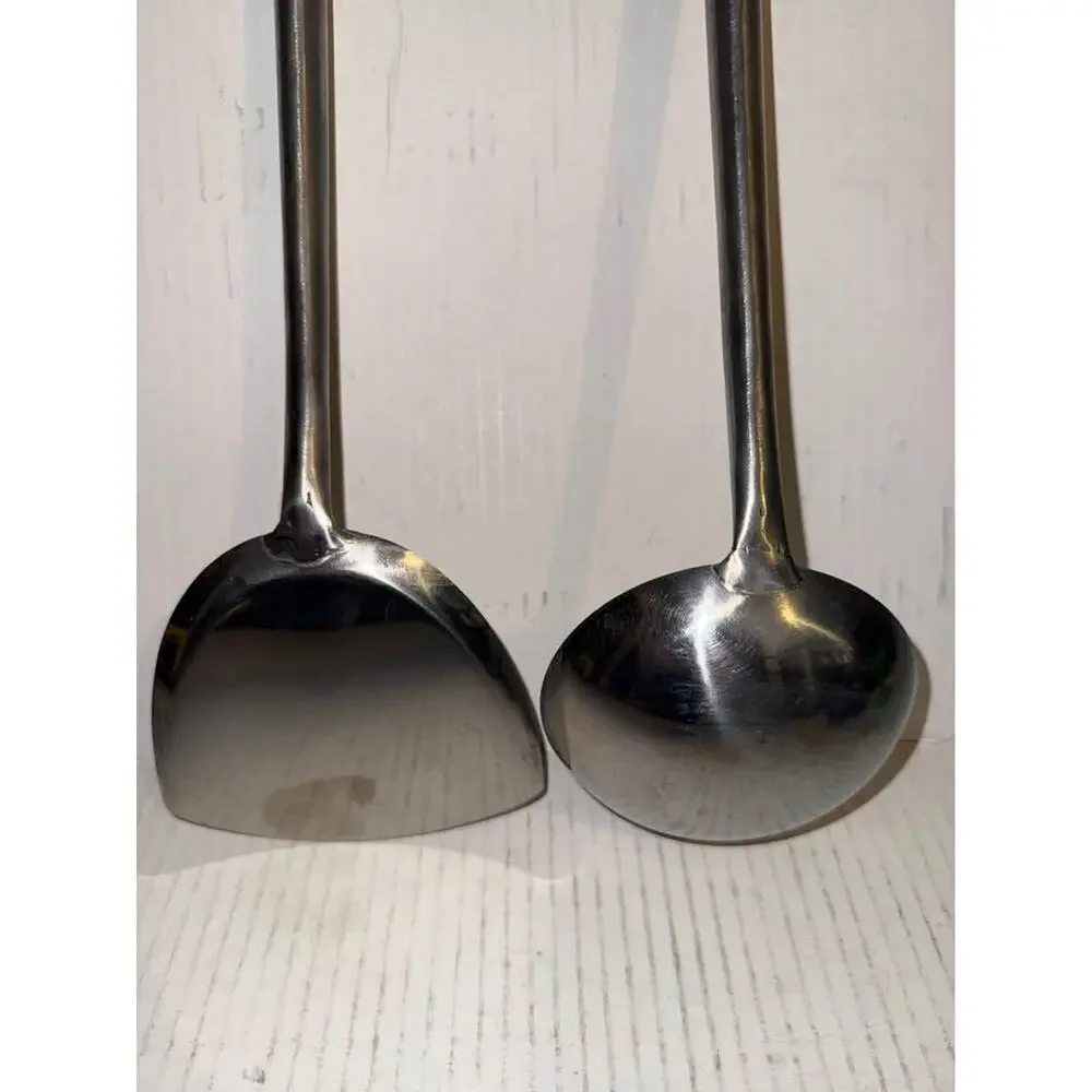 Large Stainless Steel Wok set, 12